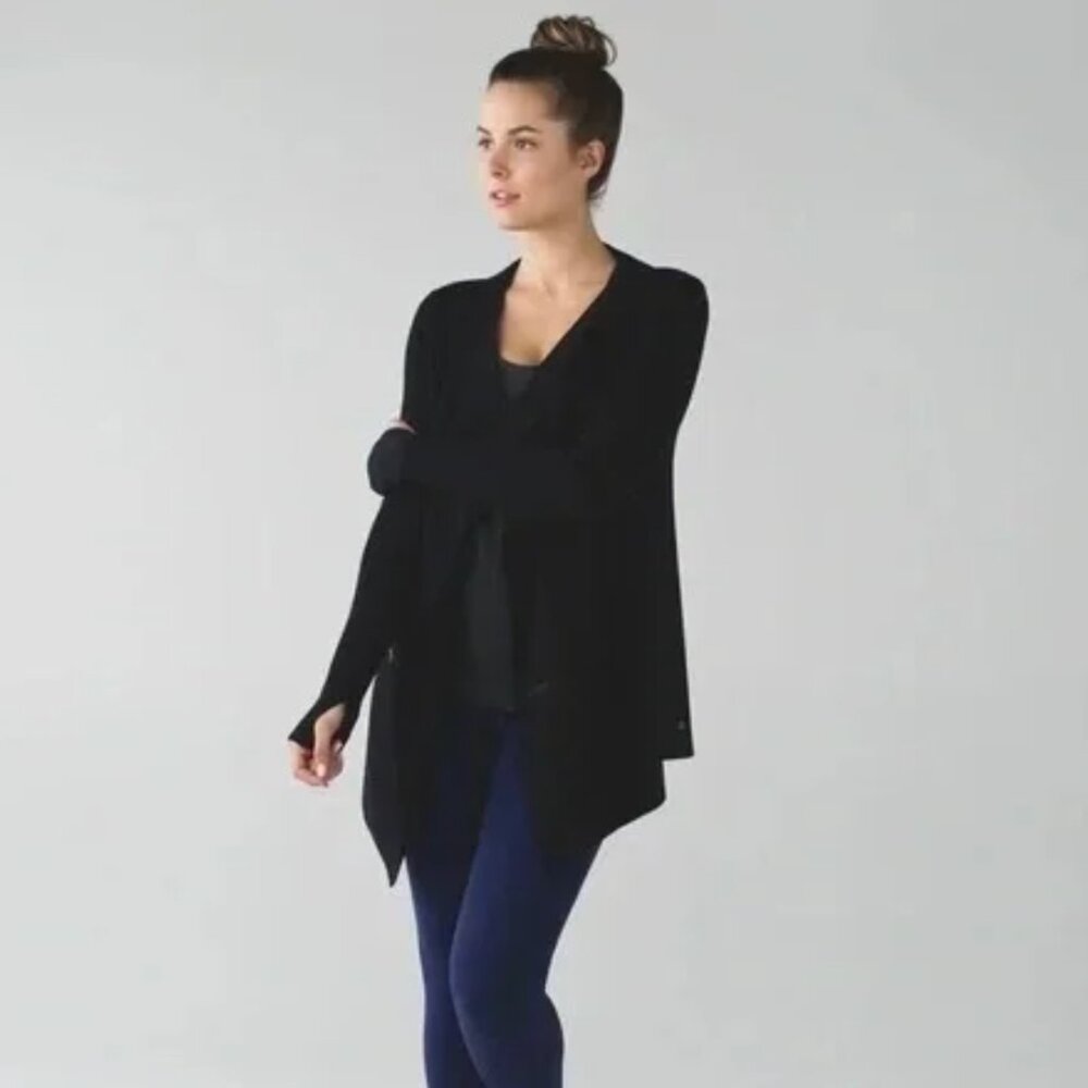 Lululemon Resolution Wrap Open Knit Cardigan (Size 4)